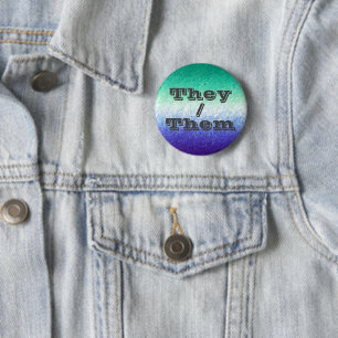 Customisable Pronoun MLM Men Loving Men Pride Flag 6 Cm Round Badge