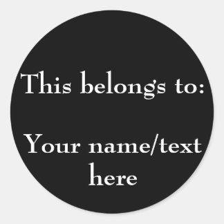 Customisable Property Sticker