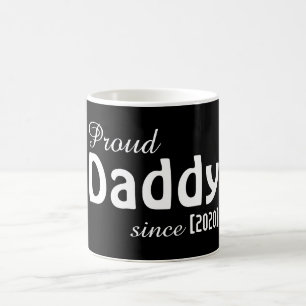 Customisable Proud Daddy since mug! Coffee Mug