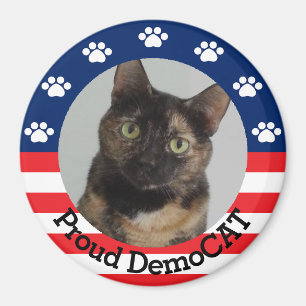 Customisable Proud DemoCAT Magnet