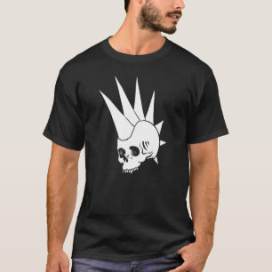 Customisable Punk Jawless Skull Version 2 T-Shirt