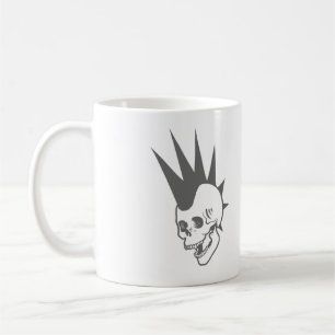 Customisable Punk Skull Coffee Mug