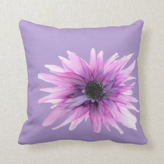 Customisable!!! Purple Aster floral Cushion