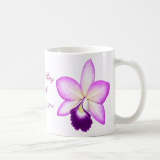 Customisable Purple Orchid Mug