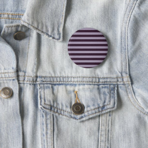 Customisable Purple Stripes 6 Cm Round Badge
