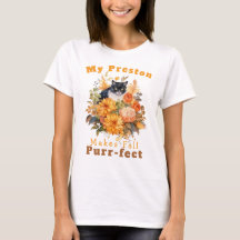 Customisable Purr-fect Autumn Cat Preston