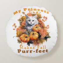 Customisable Purr-fect Autumn Cat Princess