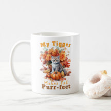 Customisable Purr-fect Autumn Cat Tigger