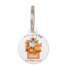 Customisable Purr-trait Autumn Cat Chanel