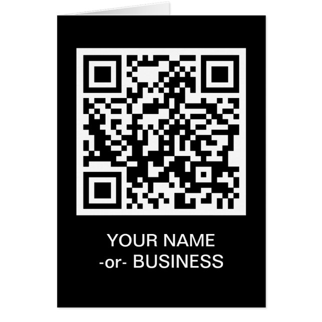 customisable QR code (Front)