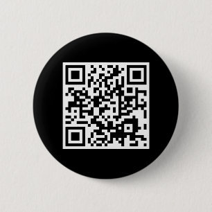 customisable QR code 6 Cm Round Badge