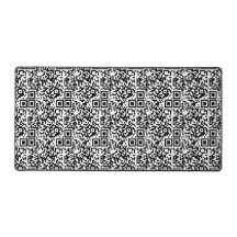 Customisable QR Code Black & White Abstract Geek