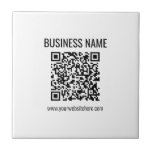 Customisable QR code & Business Name Tile<br><div class="desc">Enter your website’s URL to instantly create a new,  scannable QR code.</div>