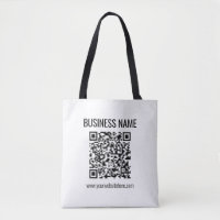 Customisable QR code & Business Name