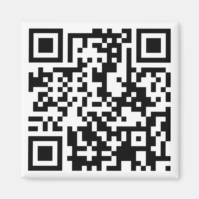 customisable QR code Magnet (Front)