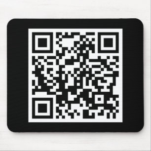 customisable QR code Mouse Mat
