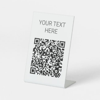 Customisable QR Code Sign
