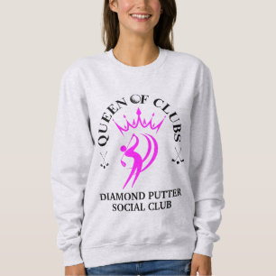 Customisable QUEEN OF CLUBS Women's Golf Sweatshirt
