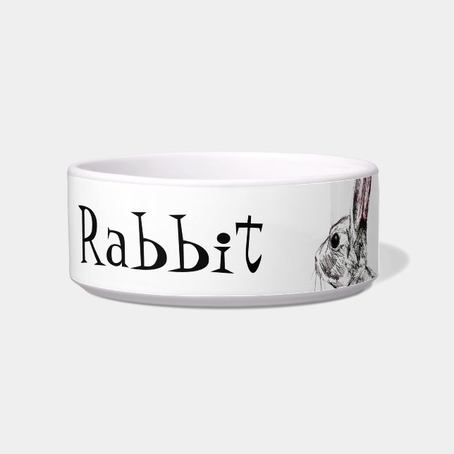 customisable rabbit bowl (Right)