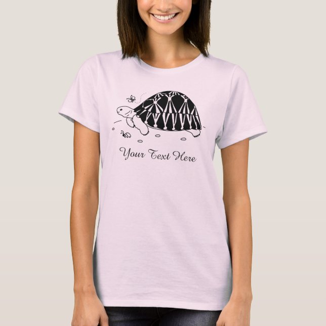 Customisable Radiated Tortoise Shirt (Front)