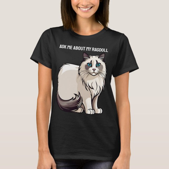 Customisable Ragdoll T-Shirt (Front)