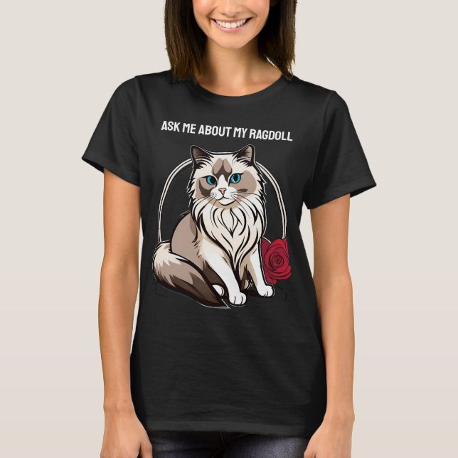 Customisable Ragdoll T-Shirt (Front)