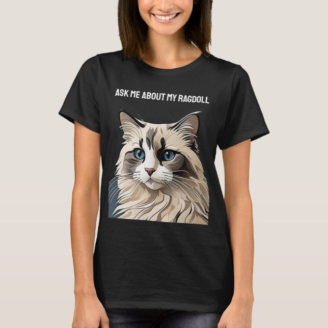 Customisable Ragdoll T-Shirt (Front)