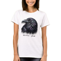 Customisable Raven Head T-Shirt
