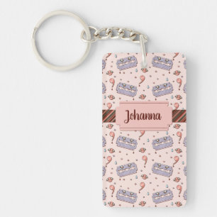 Customisable Razor Blade Semicolon Yami Kawaii Key Ring