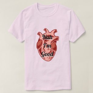 Customisable Realistic Anti-Valentines Heart T-Shirt