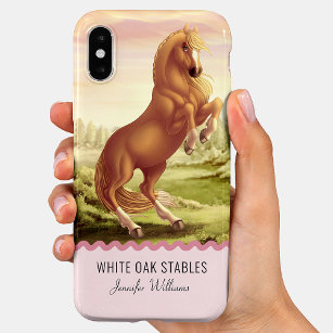 Customisable Rearing Palomino Horse Case-Mate iPhone 14 Case