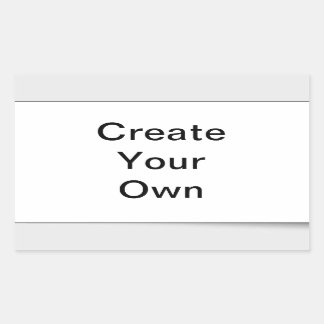 Customisable Rectangle Stickers Template