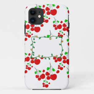 Customisable red cherry pattern accessories LeahG iPhone 11 Case