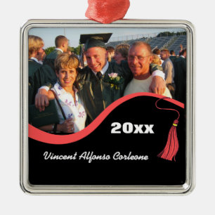 Customisable Red Tassel Graduation Ornament
