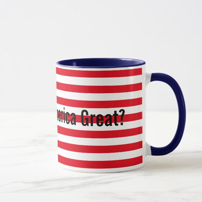 Customisable Red White Blue Makes America Great Mug (Right)