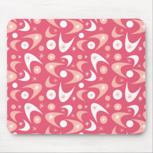 Customisable Retro Boomerangs Mouse Mat