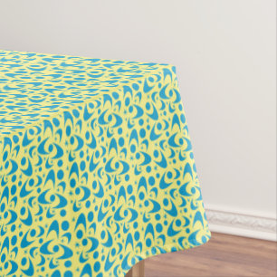 Customisable Retro Boomerangs Tablecloth