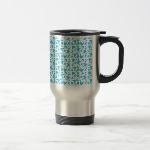 Customisable Retro Boomerangs Travel Mug