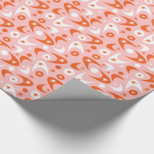 Customisable Retro Boomerangs Wrapping Paper