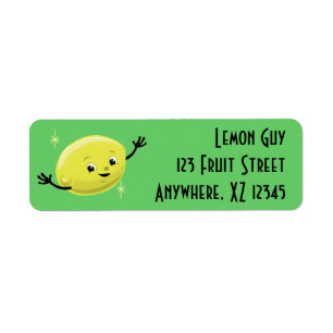 Customisable Retro Lemon Guy