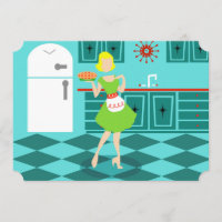 Customisable Retro Mother's Day Invitations