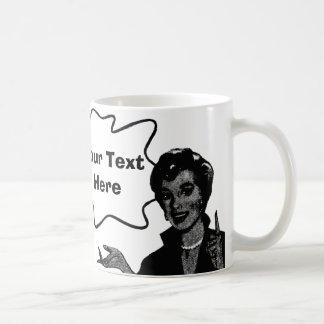 Customisable Retro Pop-Art Quote Mug