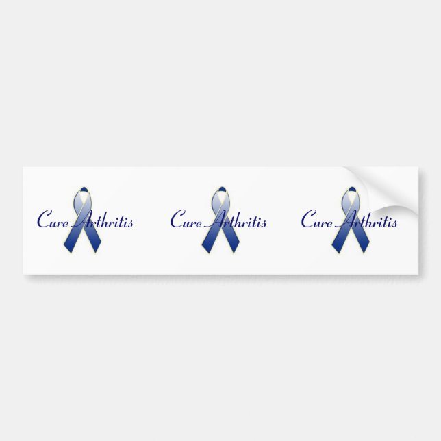 Customisable Ribbon Bumper Stickers! Sticker (Front)