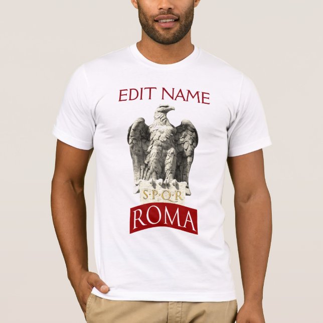 Customisable Roman Eagle T-Shirt (Front)