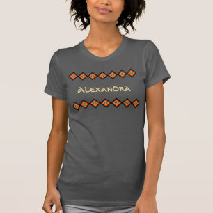 Customisable Romanian Folk Motifs T-Shirt