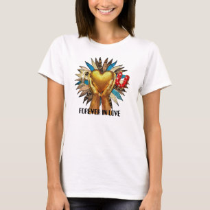 Customisable Romantic Design T-Shirt