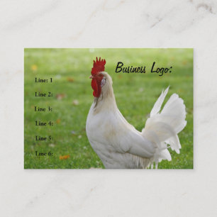 Customisable Rooster, Business Card