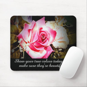 Customisable Rose Mouse Mat