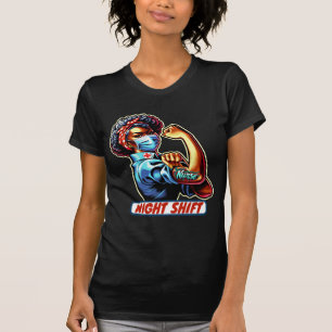 Customisable Rosie the Riveter Nurse T-Shirt