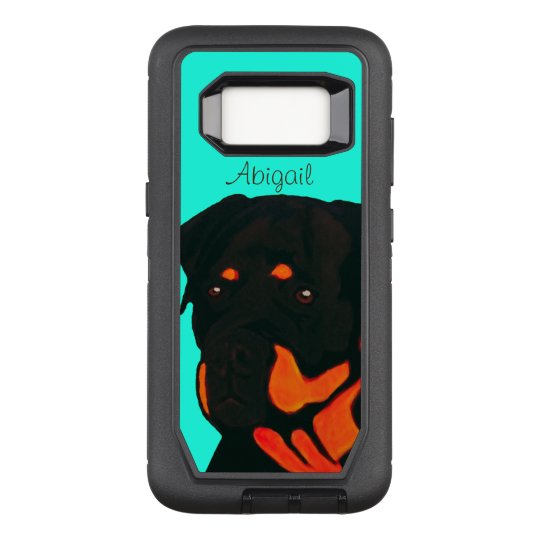 Customisable Rottweiler OtterBox Defender Samsung Galaxy S8 Case